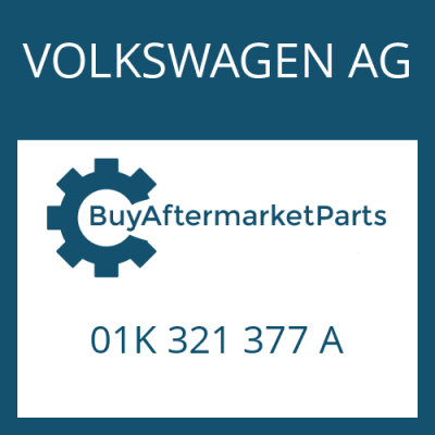 01K 321 377 A VOLKSWAGEN AG SCREW PLUG