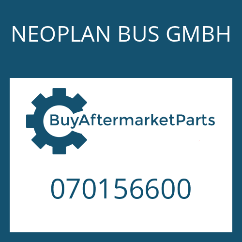 070156600 NEOPLAN BUS GMBH SLOTTED NUT