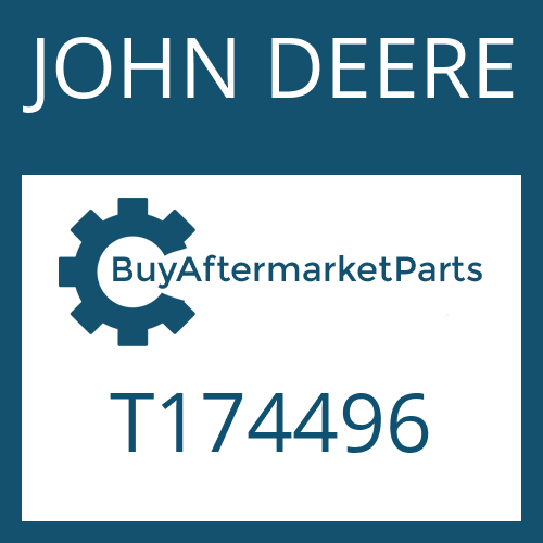 T174496 JOHN DEERE SCREW PLUG