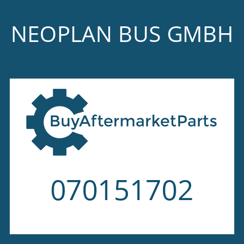 070151702 NEOPLAN BUS GMBH SLOTTED NUT
