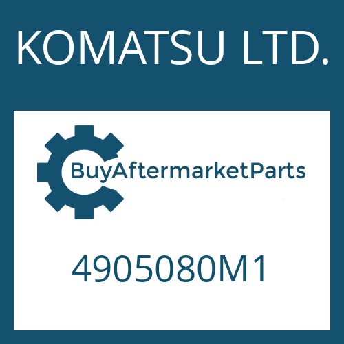 4905080M1 KOMATSU LTD. SLOTTED NUT