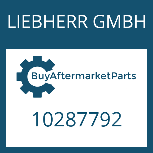 10287792 LIEBHERR GMBH HOLLOW/UNION SCREW