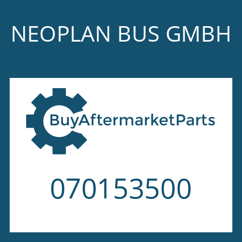 070153500 NEOPLAN BUS GMBH CABLE DUCT