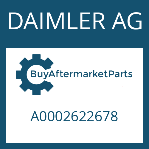 A0002622678 DAIMLER AG WASHER