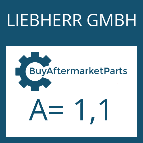 A= 1,1 LIEBHERR GMBH WASHER