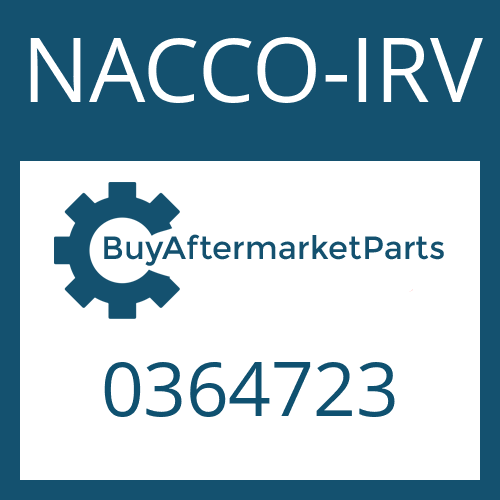 0364723 NACCO-IRV WASHER