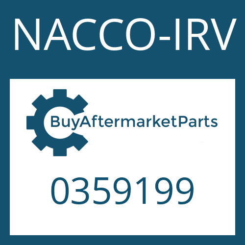 0359199 NACCO-IRV WASHER