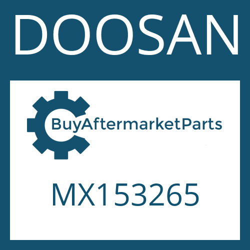 MX153265 DOOSAN THRUST WASHER