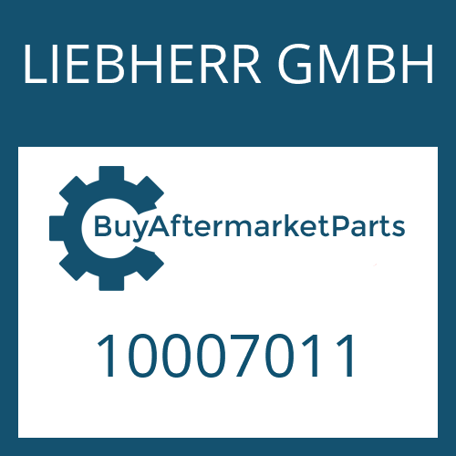 10007011 LIEBHERR GMBH INTERM.WASHER