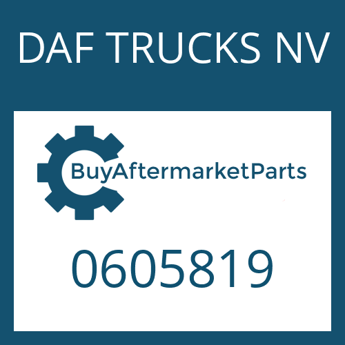 0605819 DAF TRUCKS NV CIRCLIP