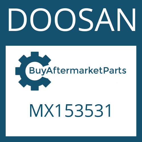 MX153531 DOOSAN THRUST WASHER