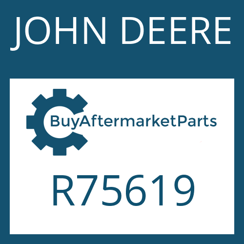 R75619 JOHN DEERE TYPE PLATE