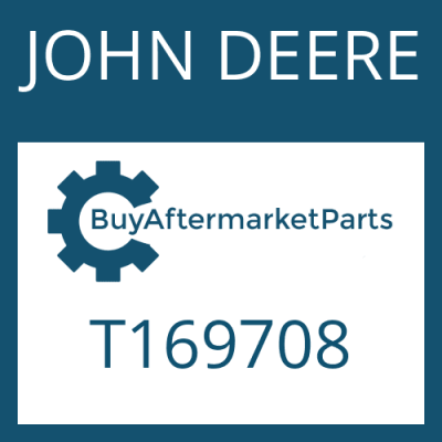 T169708 JOHN DEERE TYPE PLATE