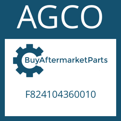 F824104360010 AGCO SNAP RING