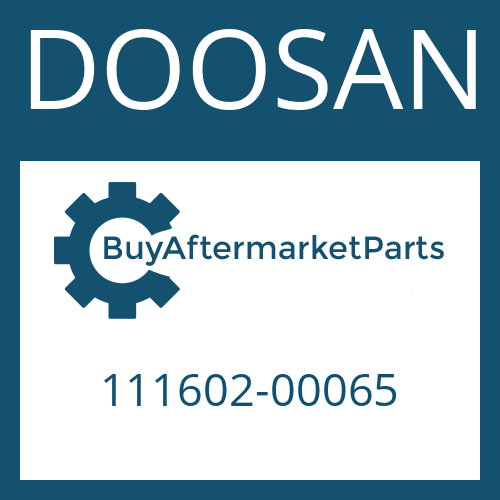 111602-00065 DOOSAN COMPRESSION SPRING