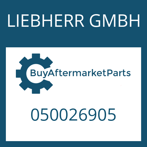 050026905 LIEBHERR GMBH SHAFT SEAL