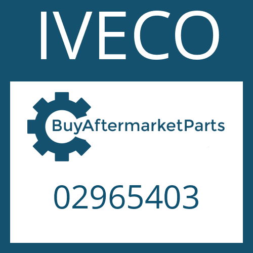 02965403 IVECO SHAFT SEAL