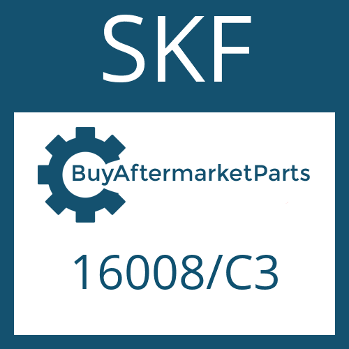 16008/C3 SKF BALL BEARING