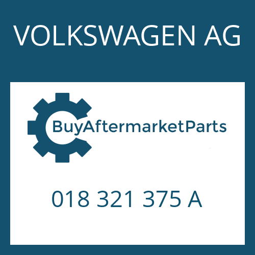 018 321 375 A VOLKSWAGEN AG TORX SCREW