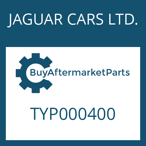 TYP000400 JAGUAR CARS LTD. TORX SCREW