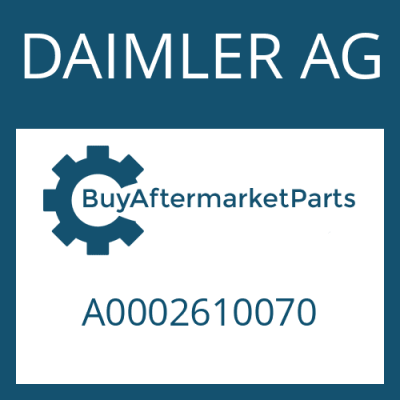 A0002610070 DAIMLER AG STUD