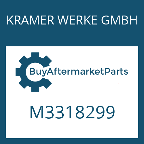 M3318299 KRAMER WERKE GMBH LOCKING SCREW