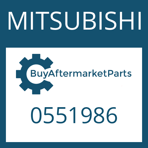 0551986 MITSUBISHI SHAFT SEAL