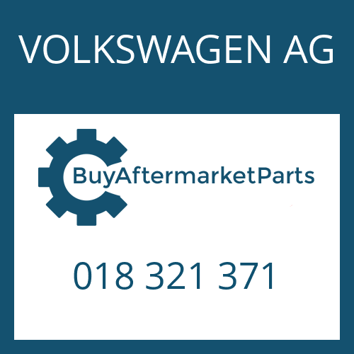 018 321 371 VOLKSWAGEN AG GASKET