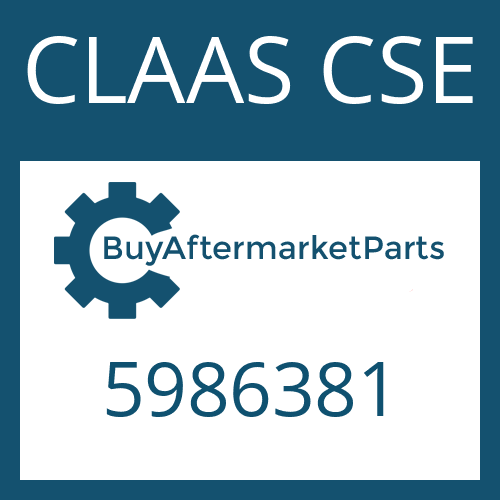 5986381 CLAAS CSE TAPERED ROLLER BEARING