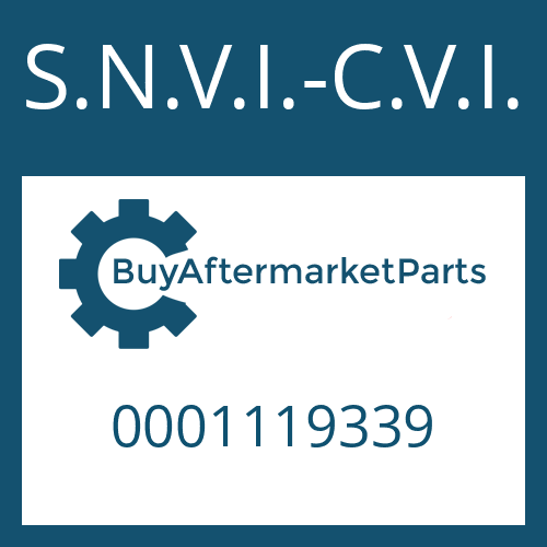 0001119339 S.N.V.I.-C.V.I. CYLINDER ROLLER BEARING