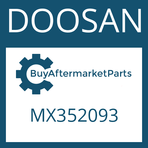 MX352093 DOOSAN HOSE PIPE