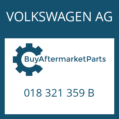 018 321 359 B VOLKSWAGEN AG OIL PAN