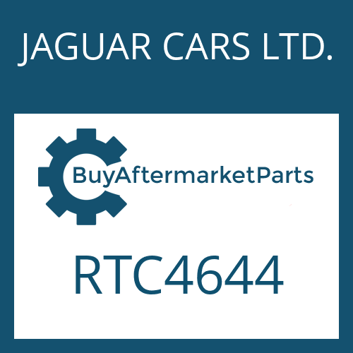 RTC4644 JAGUAR CARS LTD. FIXING PLATE