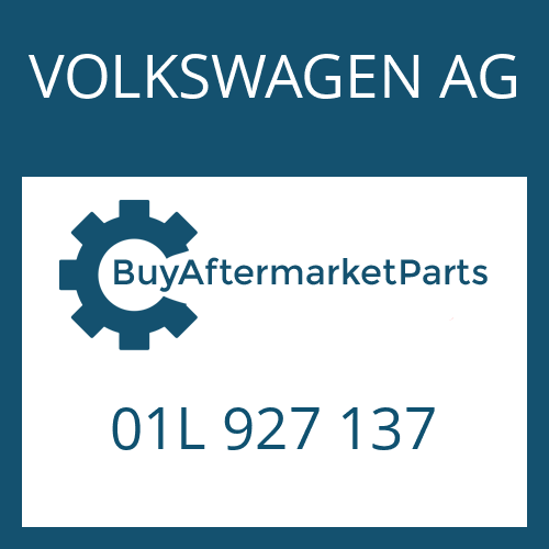 01L 927 137 VOLKSWAGEN AG FIXING PLATE