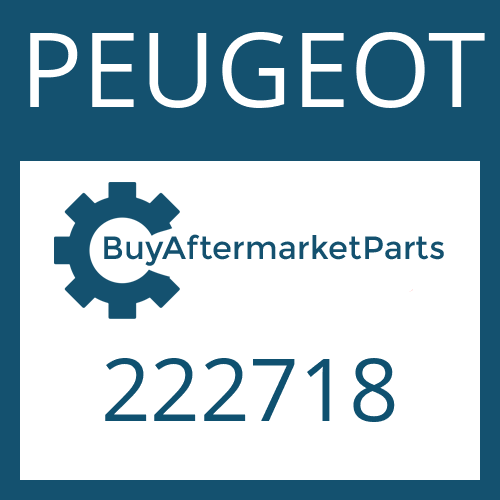 222718 PEUGEOT WASHER