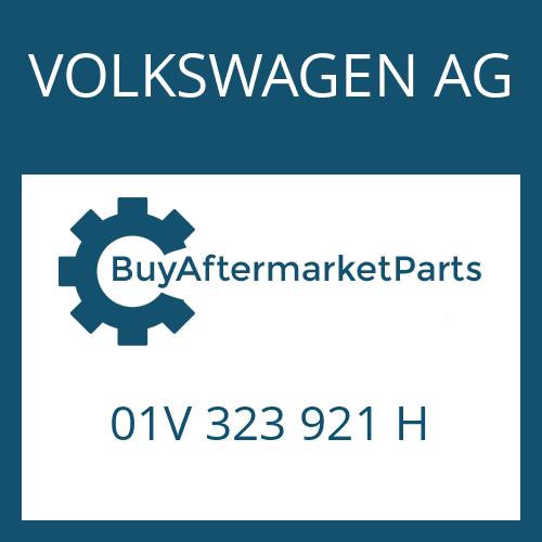 01V 323 921 H VOLKSWAGEN AG COUPLING