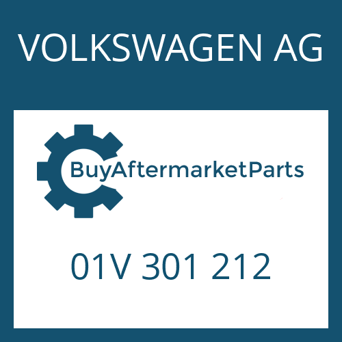 01V 301 212 VOLKSWAGEN AG INTERM.HOUSING