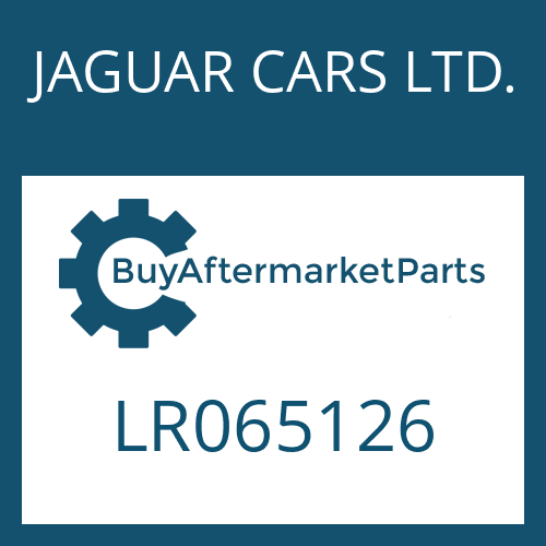 LR065126 JAGUAR CARS LTD. MECHATRONIC