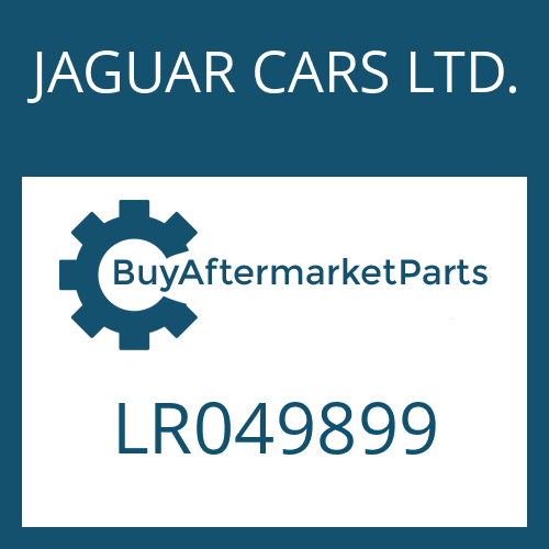 LR049899 JAGUAR CARS LTD. SEAL KIT