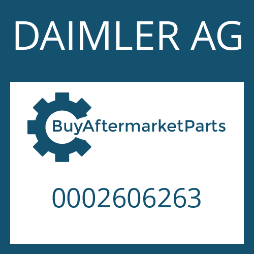 0002606263 DAIMLER AG SHIFT CYLINDER