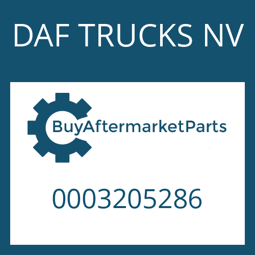 0003205286 DAF TRUCKS NV G.SHIFT SHAFT