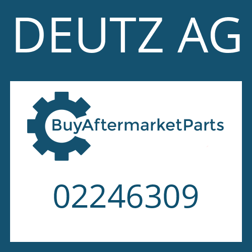 02246309 DEUTZ AG INPUT FLANGE