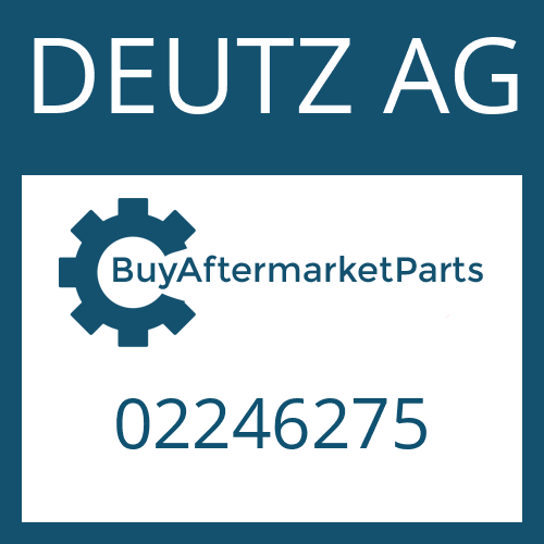 02246275 DEUTZ AG INPUT SHAFT