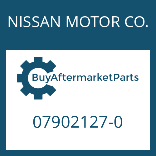 07902127-0 NISSAN MOTOR CO. CONN.HOUSING