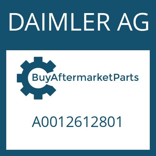 A0012612801 DAIMLER AG HOUSING