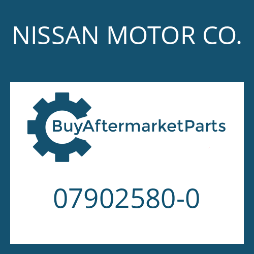 07902580-0 NISSAN MOTOR CO. SUPPORT PLATE