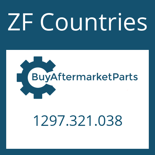 1297.321.038 ZF Countries IDLER GEAR