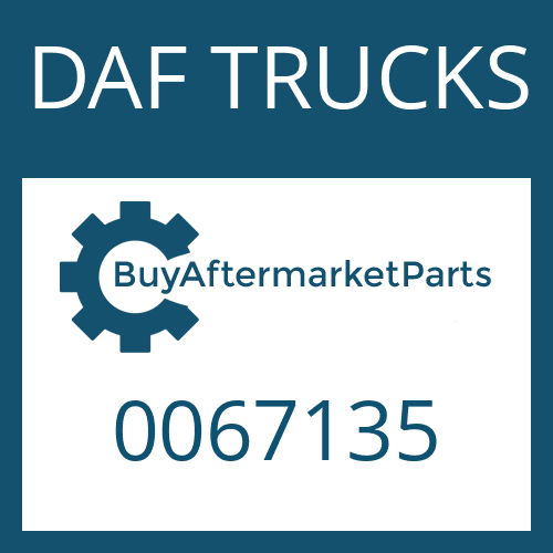 0067135 DAF TRUCKS DRIVER