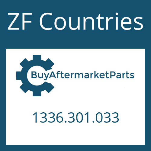 1336.301.033 ZF Countries SPRAY TUBE