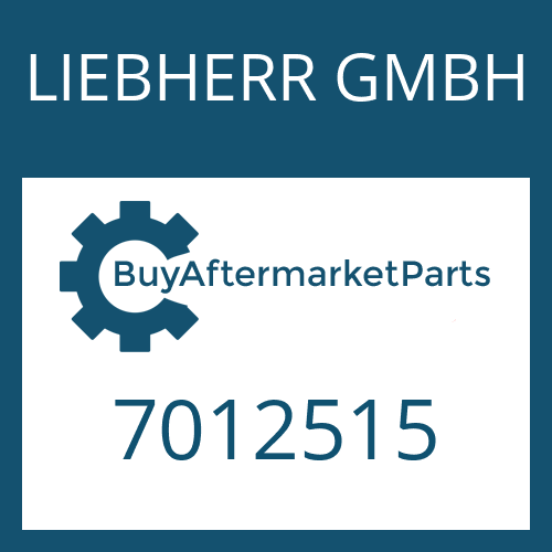 7012515 LIEBHERR GMBH PRESSURE RING
